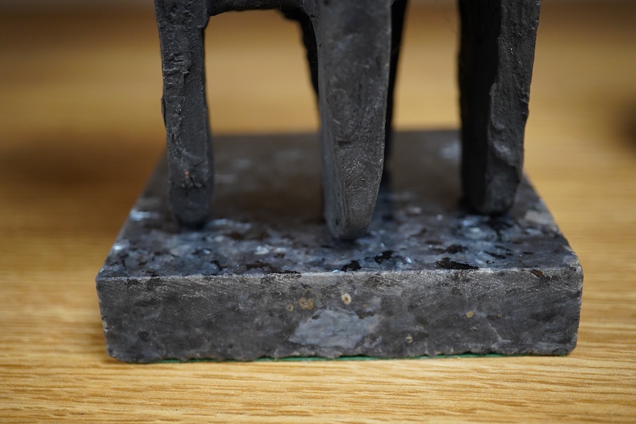 An unsigned modernist ceramic sculpture, 26cm